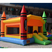  inflatable crayon bouncer